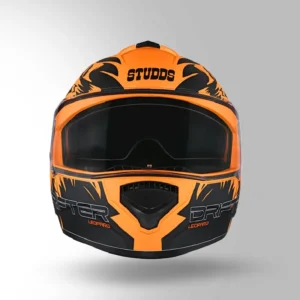 STUDDS DRIFTER D2 DECOR ORANGE AND BLACK