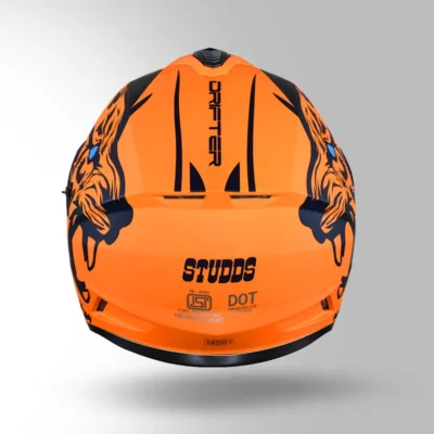 STUDDS DRIFTER D2 DECOR ORANGE AND BLUE - Image 3