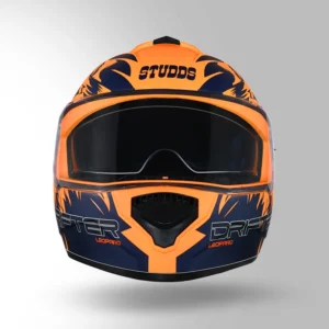 STUDDS DRIFTER D2 DECOR ORANGE AND BLUE