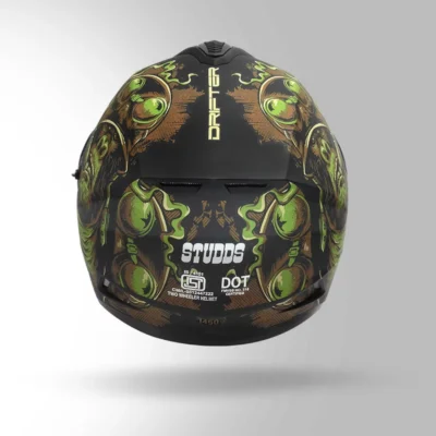 STUDDS DRIFTER D3 DECOR BLACK AND GREEN - Image 2