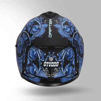 STUDDS DRIFTER D3 DECOR BLACK AND BLUE - Image 2