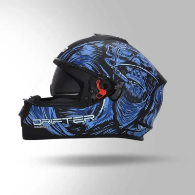 STUDDS DRIFTER D3 DECOR BLACK AND BLUE - Image 4