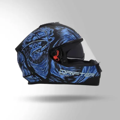 STUDDS DRIFTER D3 DECOR BLACK AND BLUE - Image 5