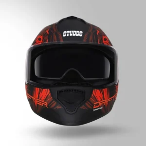 STUDDS DRIFTER D3 DECOR BLACK AND RED