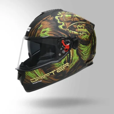 STUDDS DRIFTER D3 DECOR BLACK AND GREEN - Image 3