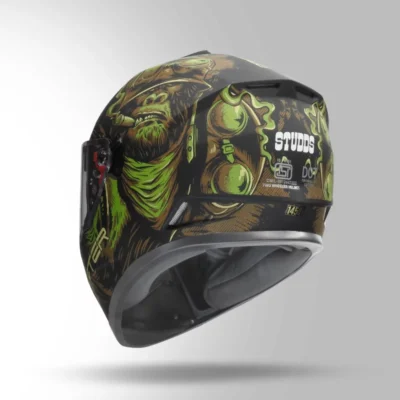 STUDDS DRIFTER D3 DECOR BLACK AND GREEN - Image 4