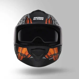 STUDDS DRIFTER D3 DECOR BLACK AND ORANGE