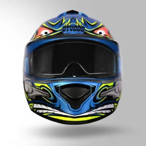 STUDDS DRIFTER D4 DECOR BLUE AND GOLDEN