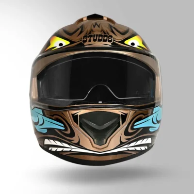 STUDDS DRIFTER D4 DECOR BROWN AND GOLDEN