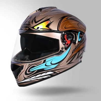 STUDDS DRIFTER D4 DECOR BROWN AND GOLDEN - Image 5