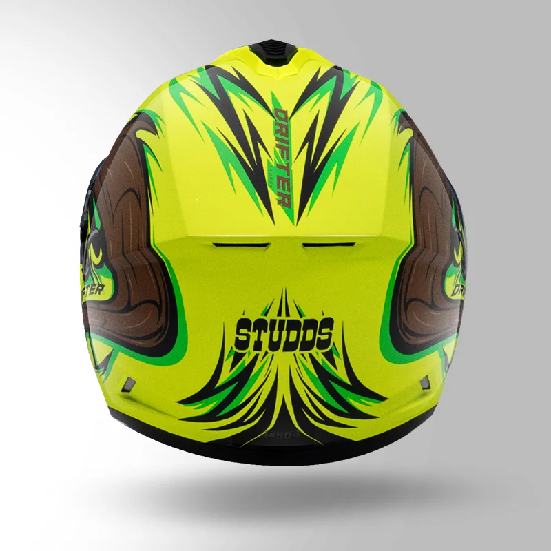 STUDDS DRIFTER D4 DECOR YELLOW AND GOLDEN - Image 2