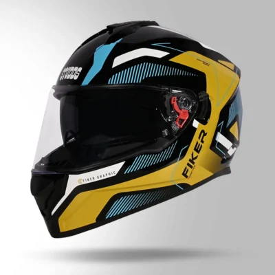 STUDDS DRIFTER D5 DECOR BLACK AND GOLDEN - Image 2