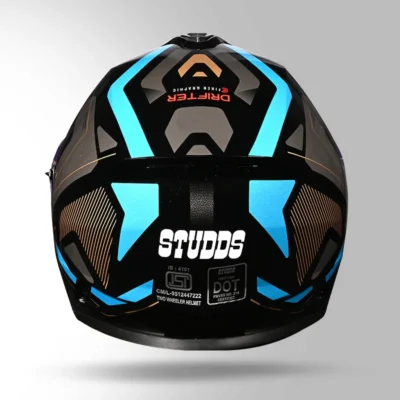 STUDDS DRIFTER D5 DECOR BLACK AND GREY - Image 4