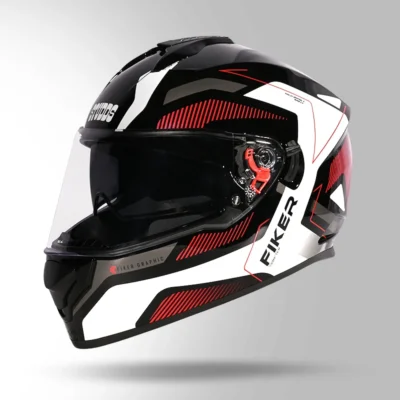 STUDDS DRIFTER D5 DECOR BLACK AND RED - Image 3