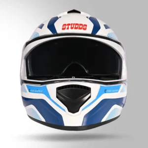 STUDDS DRIFTER D5 DECOR WHITE AND BLUE