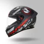 STUDDS THUNDER (D2) DECOR BLACK RED