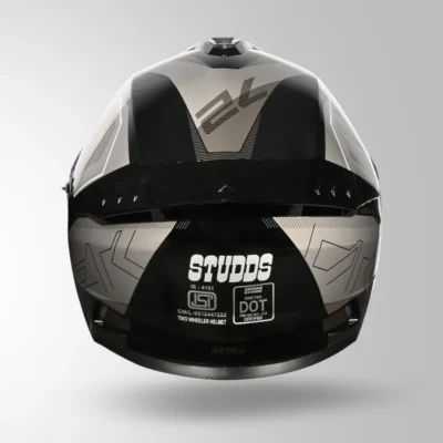 STUDDS DRIFTER D6 DECORE BLACK AND GREY - Image 2