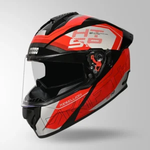 STUDDS DRIFTER D6 DECORE BLACK AND RED