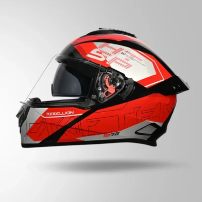 STUDDS DRIFTER D6 DECORE BLACK AND RED - Image 4