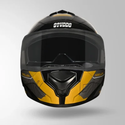 STUDDS DRIFTER D6 DECORE BLACK AND YELLOW - Image 3