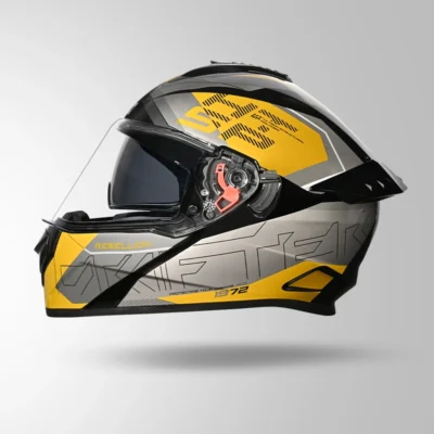STUDDS DRIFTER D6 DECORE BLACK AND YELLOW - Image 4