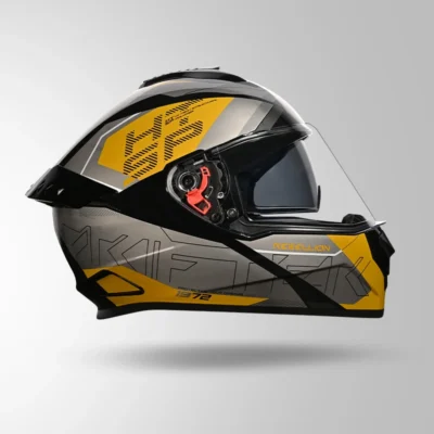 STUDDS DRIFTER D6 DECORE BLACK AND YELLOW - Image 5