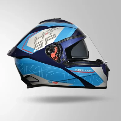 STUDDS DRIFTER D6 DECORE BLUE AND BLUE - Image 5