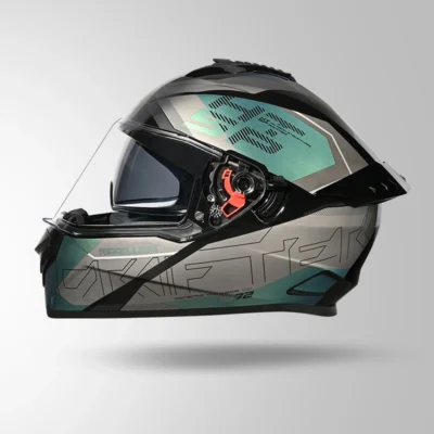STUDDS DRIFTER D6 DECORE BLACK AND BLUE - Image 3