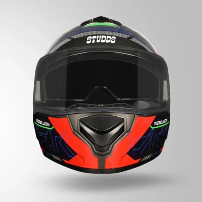 STUDDS DRIFTER D6 DECORE GREY AND BLUE - Image 3
