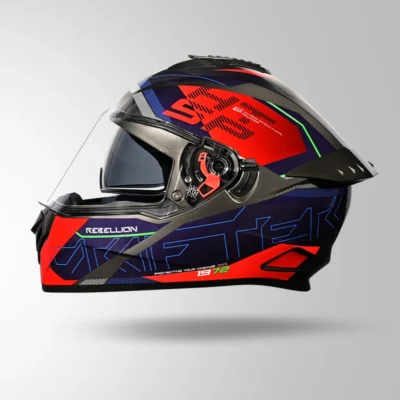 STUDDS DRIFTER D6 DECORE GREY AND BLUE - Image 4