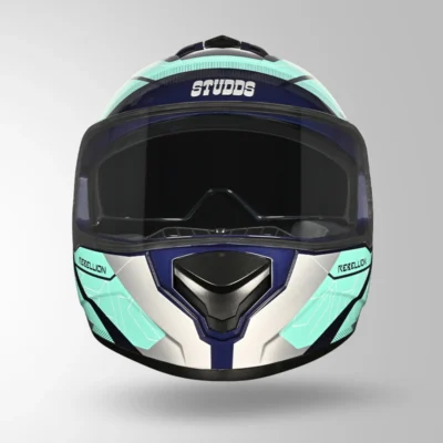 STUDDS DRIFTER D6 DECORE TURQUOISE BLUE AND BLUE - Image 3