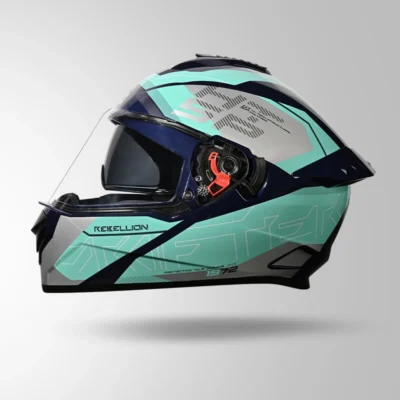STUDDS DRIFTER D6 DECORE TURQUOISE BLUE AND BLUE - Image 4
