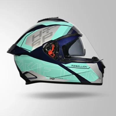 STUDDS DRIFTER D6 DECORE TURQUOISE BLUE AND BLUE - Image 5