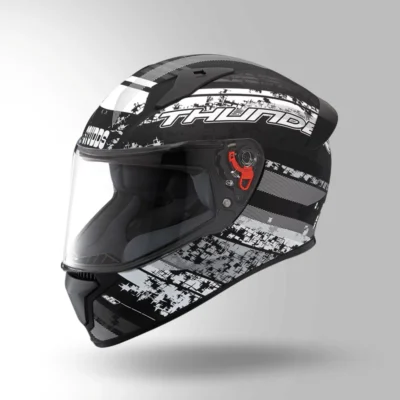 STUDDS THUNDER (D1) DECOR BLACK WHITE