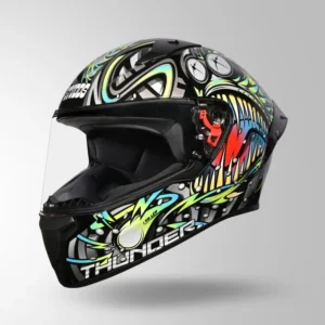 STUDDS THUNDER D12 DECOR BLACK GREY BLUE