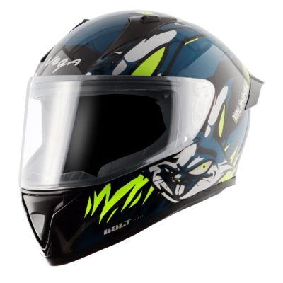 BOLT BUNNY HELMET BLACK BLUE