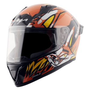 BOLT BUNNY HELMET BLACK ORANGE