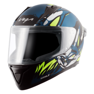 BOLT BUNNY HELMET DULL BLACK BLUE