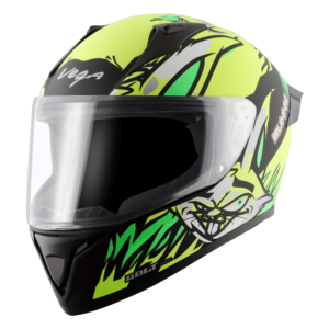 BOLT BUNNY HELMET DULL BLACK NEON YELLOW