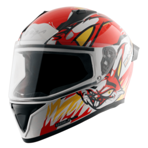 BOLT BUNNY HELMET WHITE ORANGE
