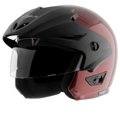 CRUISER W/P HELMET BURGUNDY