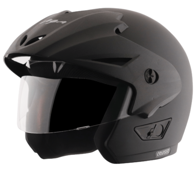 CRUISER W/P HELMET DULL BLACK