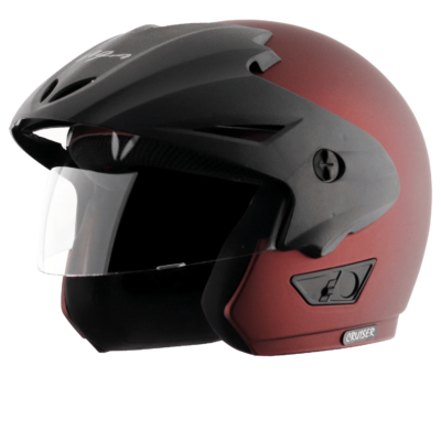 CRUISER W/P HELMET DULL BURGUNDY