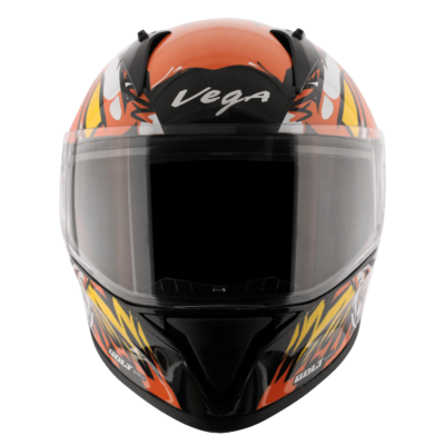 BOLT BUNNY HELMET BLACK ORANGE - Image 2