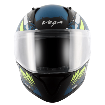 BOLT BUNNY HELMET DULL BLACK BLUE - Image 2