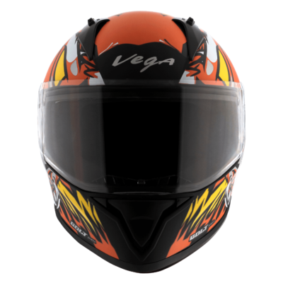 BOLT BUNNY HELMET DULL BLACK ORANGE - Image 2