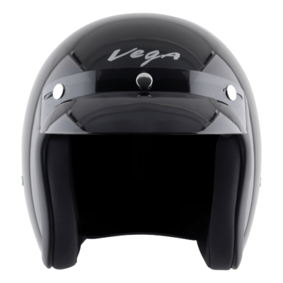 JET WITH PEAK HELMET BLACK - Image 2