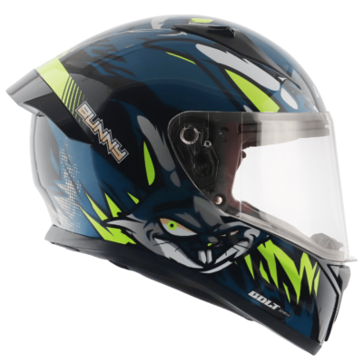 BOLT BUNNY HELMET BLACK BLUE - Image 3