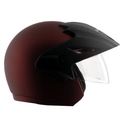 CRUISER W/P HELMET DULL BURGUNDY - Image 3