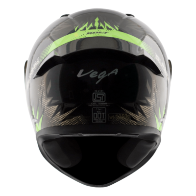 BOLT BUNNY HELMET BLACK GREEN - Image 4